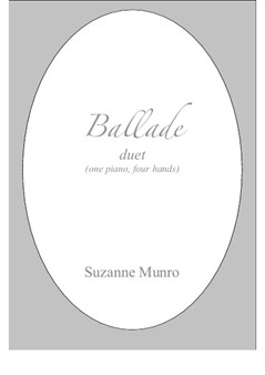 Ballade (piano duet - 1 piano, 4 hands)