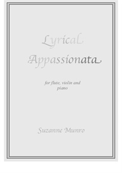 Lyrical Appassionata (flute, violin and piano)
